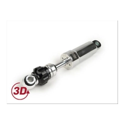 Ammortizzatore anteriore regolabile lucidato BGM per Vespa VNA - VNB - VBA - VBB - Super - Sprint - Sprint Veloce - GL - Rally - GT - GTR - TS
