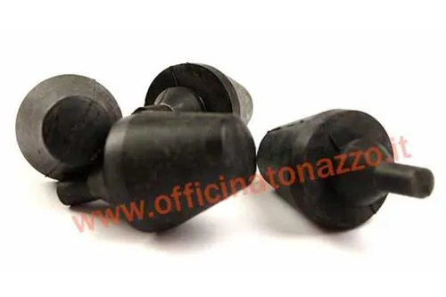 Tampone in gomma per fine corsa cavalletto centrale Vespa PK e Cosa. Equivalente Piaggio 254585-216256, codice fornitura 25458500.