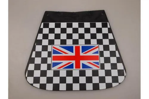 Guardabarros a cuadros con bandera inglesa para Vespa