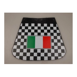 Guardabarros a cuadros con bandera italiana para Vespa