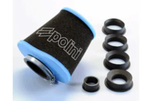 Filtro de aire Polini Big Evolution cónico, conexión carburador D.28-35-42-45-49-55