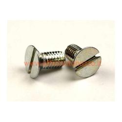 Tornillo M4x8 mm, cabeza avellanada, acero, zincado, 8.8.8.8, Alojamiento del tambor de freno 8" 10 " Kit de 2 piezas