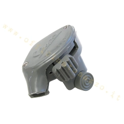 Devioluci Piaggio 20042000 grigio a tre posizioni, con pulsante clacson rotondo, per Vespa 125 VM1 fino al telaio 31145 e VU1.