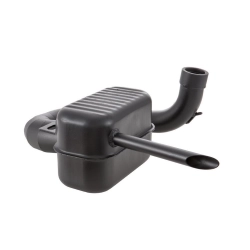 Marmita Road Racing para Vespa VM VN VL VB1 con faro bajo y expansión negra
