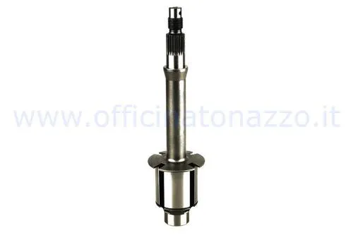 Albero ingranaggi cambio (mozzo ruota posteriore) per Vespa 125 VNA/VNB/GT 1°/Super 1°/150 VBA/VBB/VGLA/B/GL/Sprint 1°/Super 1° M14x1,5 mm