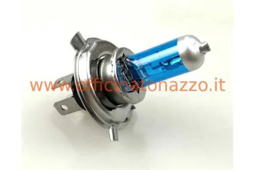 Lampada alogena per Vespa con innesto a baionetta colore blu biluce HS1 - 12V- 35/35W