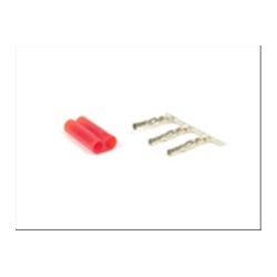Connettore Faston per cablaggio impianto elettrico -BGM PRO, 2 vie- Vespa, Piaggio, Gilera - maschio