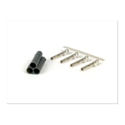 Connettore Faston per cablaggio impianto elettrico -BGM PRO, 3 vie, asimmetrico- Vespa, Piaggio, Gilera - maschio