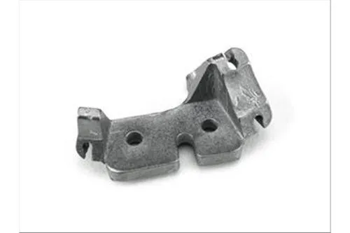 Piastra ferma guaine per manubrio Vespa 50 Special. Supporta l'allineamento dei comandi cambio e gas; verificare forma e fissaggi originali.