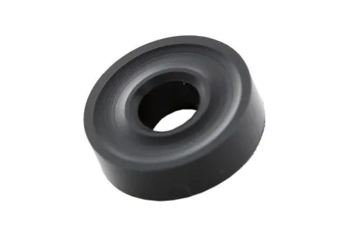 Distanziale laterale in plastica Ø 18 x 6,4 x 5 mm per parafango anteriore Vespa 50, 90, 100, 125, Primavera ed ET3 compatibili.