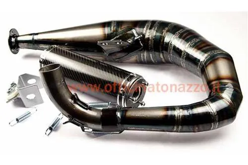 Marmitta ad espansione Performance Rancing con silenziatore carbonio per Vespa 125-150