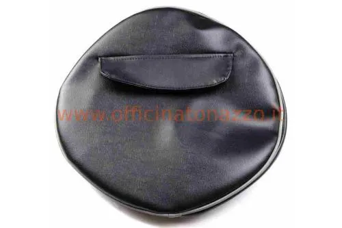 Copriruota di scorta nero scuro senza scritta con tasca portadocumenti per cerchio da 8"