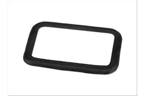 Profilo in gomma nera per vano portaoggetti posteriore Vespa GS 160 VSB1T prima serie. Specifico per la configurazione con sportello in coda.