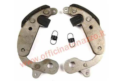 Ganasce avviamento Ferodo FCD0579 per Piaggio Ciao, Si, Bravo, Boxer, Boss e Grillo con variatore. GTIN 5016687734195.