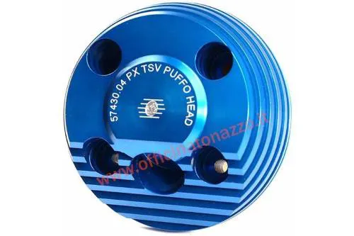 Parmakit cylinder head for 177 stroke 60, side spark plug for Vespa PX