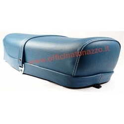 Blue jeans spring-loaded two-seater saddle for Vespa 50 - Primavera - ET3 (without lock)