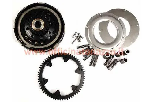Kit BGM PRO con frizione Superstrong 2.0 CR80 Ultralube Z23 e primaria elastica Z63 a denti dritti, rapporto 2,74, per Vespa Largeframe.