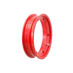 Cerchio tubeless SIP 2.10x10", Rosso per Vespa 50-125-150-200, Rally, PX, Sprint ecc (valvola premontata e dadi inclusi)