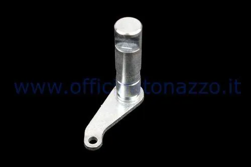 Camma freno posteriore SIP 78366000 con leva, per Vespa 50-125, Primavera ed ET3. Perno 18 mm in acciaio zincato.