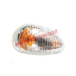 Indicatore di direzione Piaggio anteriore destro,per Vespa ET2/ET4 50-150ccm, bianco, senza lampadine, portalampada indicatore di direzione: Ba15s, con marchio di omologazione E