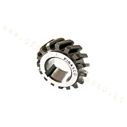 Pignone Pinasco 25270941 Z17 per corona elicoidale Z68 di Vespa 50 e Ape 50 compatibili. Rapporto 4,00 senza sostituire la primaria completa.