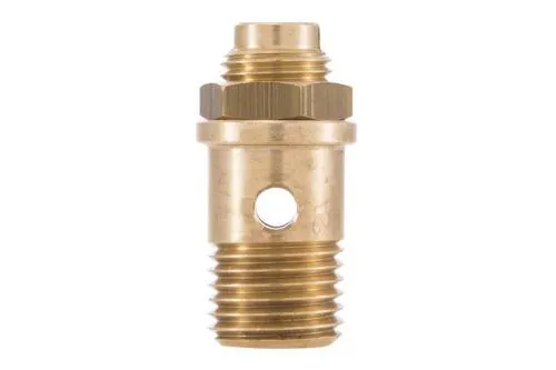 Valvola spillo originale Dell'Orto 40292800 in ottone per carburatore UB23 S, riferimento Piaggio 24651, per Vespa 150 GS.