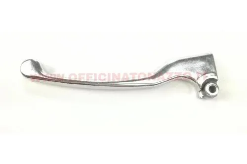 Leva sinistra F.A. Italia in alluminio cromato per Vespa PK FL2, HP, Automatica e FL 125. Verificare perno, attacco cavo e funzione.
