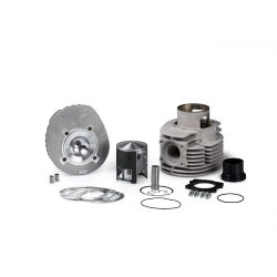 Cilindro Malossi 221cc MHR Ø 68,5 in alluminio CVF2 con spinotto Ø 16 MHR (CORSA 60 MM) per vespa Cosa - PX e 2T 200 CC