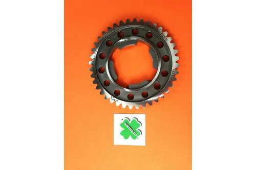 Ingranaggio seconda marcia Crimaz DC2135-COSE Z40, per quadruplo Z13 e crociera piatta, compatibile con Vespa PX, T5 e Cosa indicate.