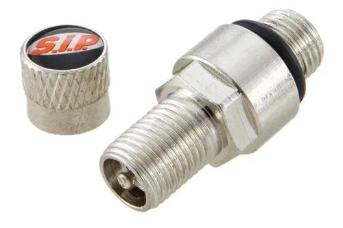 Válvula SIP para llantas SIP (tubeless), para Vespa/Lambretta, l=30 mm, metal, aluminio, atornillable