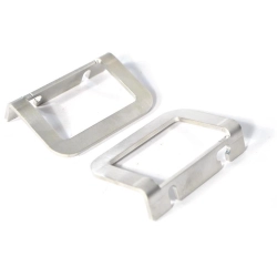 Coppia ganci portaborsa MRP pedana per Vespa Smallframe - Largeframe acciaio inossidabile