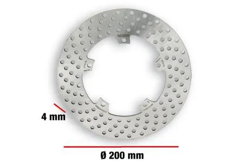 DISCO FRENO BRAKE POWER DISC MHR Ø ESTERNO 200 - SPESSORE 4 MM PER VESPA PX