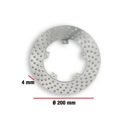 DISCO FRENO BRAKE POWER DISC MHR Ø ESTERNO 200 - SPESSORE 4 MM PER VESPA PX