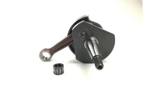 Albero motore Jasil tipo originale per Vespa 50 e PK 50 S: corsa 43 mm, biella 87 mm, cono volano 19 mm e filetto M10.