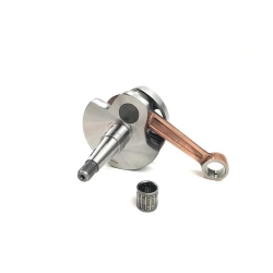 Albero motore standard Jasil 403301055 per Vespa PX 200 e Cosa 200: corsa 57, biella 110, spinotto 16 e cono volano 20.