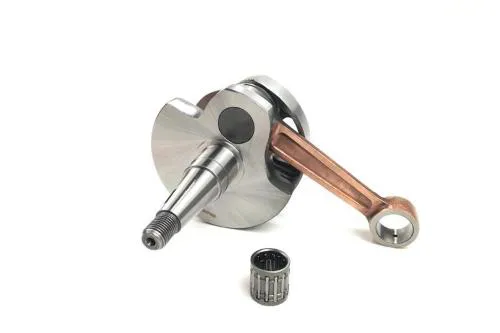 Albero motore Jasil 403301055 tipo originale per Vespa PX 200 e Cosa 200, con corsa standard 57 mm e cono volano 20 mm.