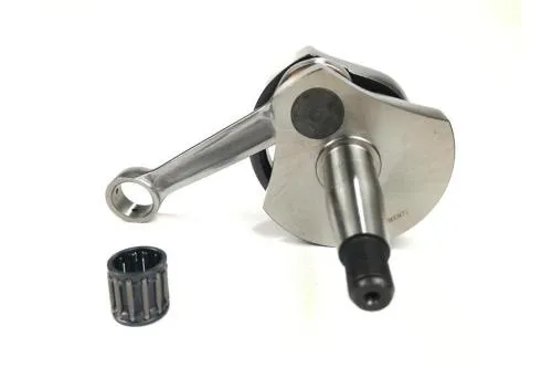Albero motore anticipato Jasil 403301060: corsa 51 mm, cono 20 e biella lucidata per Vespa PK XL 125 e motori compatibili verificati.