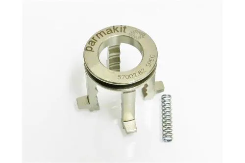Crocera cambio Parmakit N.A.S.A. HR 57002.82 rinforzata, quattro marce, altezza 50,2 mm e profilo arrotondato per Vespa Smallframe compatibili.