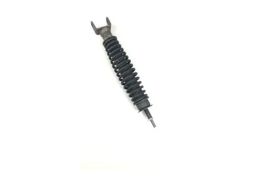 Ammortizzatore posteriore Carbone 6322-FS per Vespa PK 50/125: doppio effetto idraulico, molla in acciaio da 7,5 mm e finitura fosfatata.