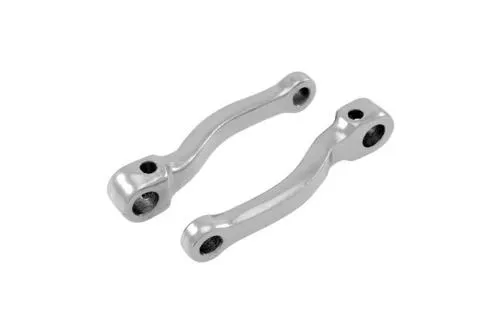 Coppia pedivelle RMS Classic 121530210 per Piaggio Ciao 50, lato destro e sinistro. Riferimenti originali comparativi 180888 e 180889.