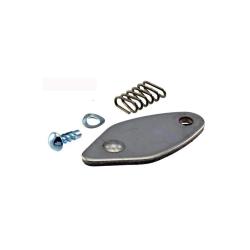 Tapa de cerradura completa con remache y arandela para ciclomotor Ciao.