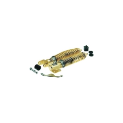 Coppia ammortizzatori anteriore oro e posteriore oro per Vespa PX- PE - PX PE ARCOBALENO - PX 125-150-200