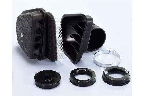 Filtro aria Polini scomponibile con spugna e tre adattatori per carburatori CP 15-24 e Dell'Orto SHB/SHBC. Per Vespa e Ape compatibili, esclusa PK.