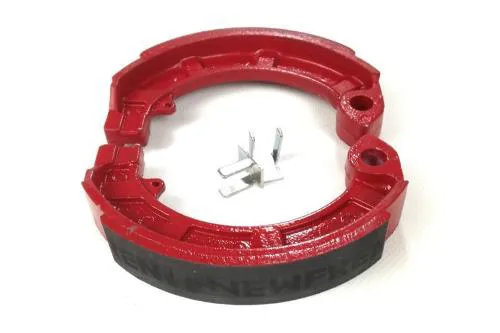 Ganasce Newfren Pro Race GF0128PRO 150x24 mm per freni a tamburo Vespa. Montaggio anteriore o posteriore secondo modello; EAN 8025832376958.