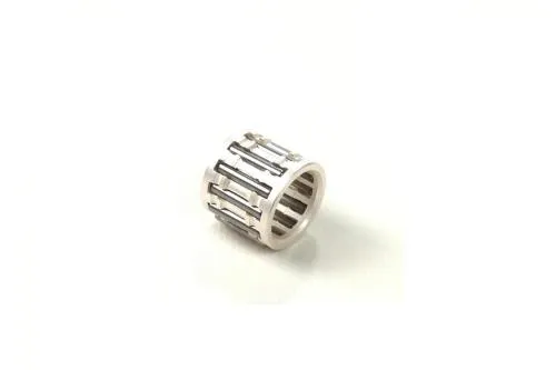 Gabbia a rulli Pinasco argentata 15x20x17,8 mm per spinotto pistone da 15 mm, adatta a kit T5 162 e conversioni PX compatibili.