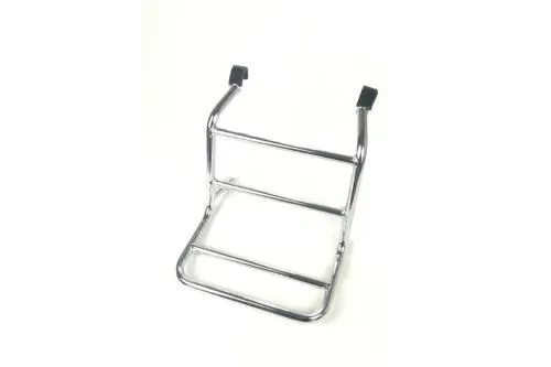 Portapacchi anteriore cromato Cuppini per Vespa Smallframe e Largeframe: caratteristiche tecniche, compatibilità verificata, scelta e montaggio senza dati inventati.