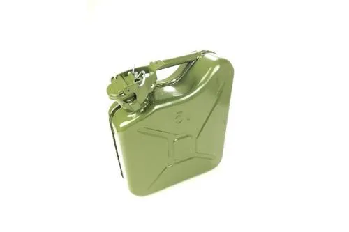 Tanica F.A.Italia A9412 in acciaio da 5 litri, dimensioni 245 x 100 x 275 mm. Verificare marcature e destinazione d'uso prima dell'impiego.