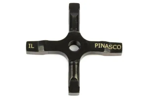 Crocera cambio bombata Pinasco 25270944 per Vespa GT, GTR, TS, Super, Sprint, Rally e PX prima serie nelle soglie di telaio previste.