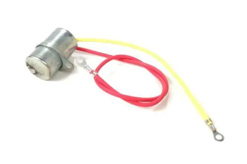 Condensatore rinforzato CIF 9032 da 0,34 uF con due cavi per Vespa VNA, VNB, Super, VBB2, GL, Sprint e Rally 180. Occhielli da 3 mm.