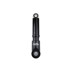 Ammortizzatore anteriore Pinasco 25441015 per Vespa Old 1951-1977, idraulico nero opaco con attacchi in alluminio e uso con molla originale.